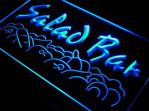 Salad Bar Cafe Business Display Neon Light Sign